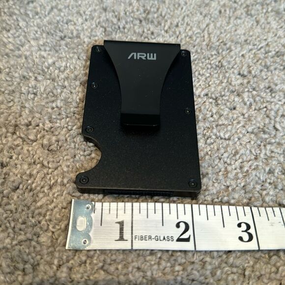 Men’s Black Compact Wallet - RFID blocking NEW - Picture 6 of 7